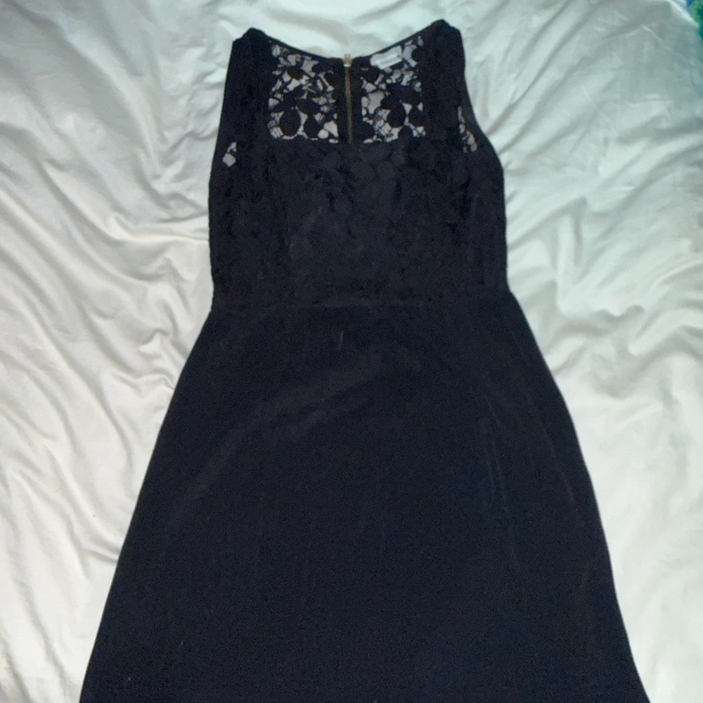 Cooperative Black Lace Midi Dress